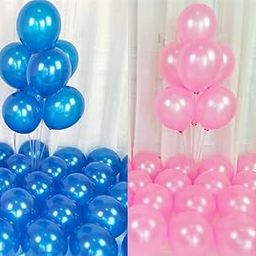 Flyloons Pink Blue Balloons Pack of 50 for birthday decoration items also suitable for Anniversary, Wedding, Celebration, Party-image-76
