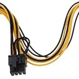 Meri Shopp PCI-E 6-pin to 2X 8-pin(6+2-pin/8-pin) Power Splitter Cable PCIE PCI Express-11