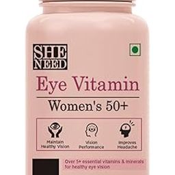 Women’s Eye Vitamin 50+ Supplement for Dry Eyes, Healthy Vision, Natural Eye & Vision Support with Zeaxanthin, Meso Zeaxanthin, Lutein, Blueberry Extract Plus - 60 Capsules-image-94