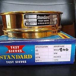 Test Sieve-800 Micron Stainless Steel Mesh with Brass Frame (Diameter 200 mm)-image-4