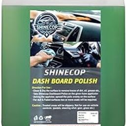 SHINECOP Dashboard Polish 5 Liter Leather Conditioner Protectant Car Dashboard Polish | Interior Car Polish for Plastic, Leather, Vinyl and Rubber | Restores Gloss and Shine 5 Liter (GREEN)-image-62