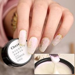 HEAVENGLOW Nail Extension Gel Pearly Fine Flash Texture for Salon Home Use Crystal Gems Pearl White-image-14