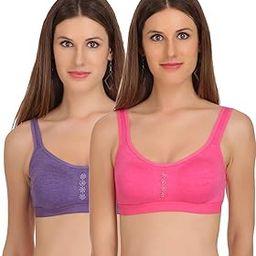 Women’s Cotton Lycra Molded Cup|Sports Bra|Gym Bra|Yoga Bra|Running Bra|Sports Bra|Sports Bra for Women for Gym|Sports Bra for Girls|Sports Bra for Women|Pack of 2|-picture-10