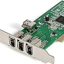 StarTech.com 4 port PCI 1394a FireWire Adapter Card - 3 External 1 Internal-image-1