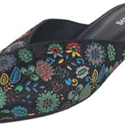 Women's Floral Embroidered Ethnic Mule Slip-on Shoes-image-16