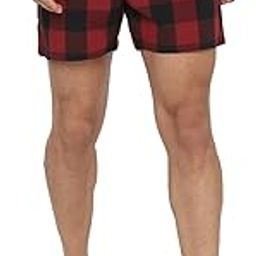 Men's Cotton Blend Boxer Solid Casual Shorts-21