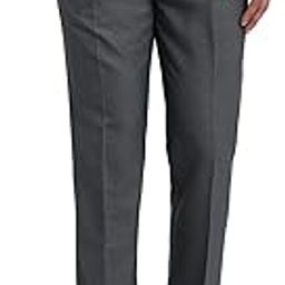 Men Classic Fit Structure Pattern Cotton Poly Viscose Blend Double Pleat Formal Trouser-picture-0