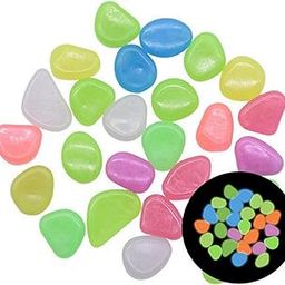 LOOM TREE® Glow Luminous Stones Pebbles Decor Gravel Rocks for Outdoor Aquarium Garden Multicolor | Yard, Garden & Outdoor Living | Garden D?©cor | Decorative Stepping Stones-image-44