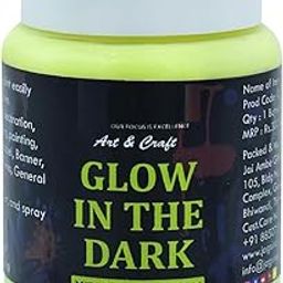KRYTONE ® 25Gram Neon Green Glow In The Dark Paint for walls is water-based and fast drying.-image-10