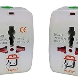 Mobile World Universal Travel Adapter with Surge Protector, Pack of 2-image-32