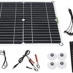 MYADDICTION 5V6A Solar Panel Mobile Phone 12V Battery Charger Boat RV Outdoor 100A-20