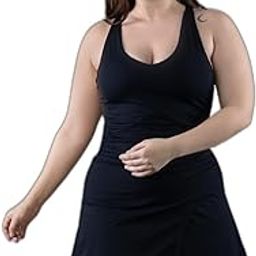 one Piece Tummy Control Swim Suit Split Skirt with Attached boy Short for Women| Swimming Suit for Women-image-19