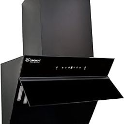 Crown Kitchen Chimney 60 CM 1300 m3/hr Slant | Filterless Auto Clean Chimney (Touch + Motion Sensor Control, Black) 12yr Warranty On Motor | Chimney For Kitchen.-image-87