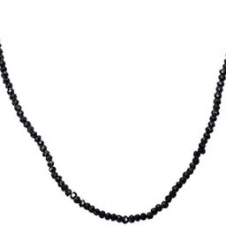 A String of Fine Quality Spinel Gemstone Faceted Beads with Silver Clasp NS1379-image-40