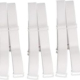 Adjustable Bra Straps Replacement, 12mm Width, Black and White, 3 Pairs-image-72