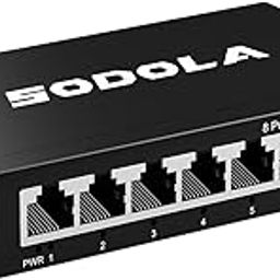 SODOLA 8-Port Gigabit Easy Smart Managed Ethernet Switch,Metal Housing,LACP Link Aggregation, QoS, IGMP Snooping, VLAN Network Switch-10