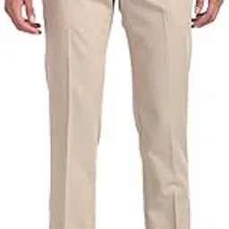 arvind Slim Fit Dobby Formal Trousers-picture-16