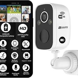 Golens WC09K WIFI 2K 5000 mAh Rechargeable Battery Wifi CCTV Camera For Home Outdoor Waterproof | 2-Way Audio | Colored Night Vision | Motion Detection | Sound and Light Alarm | Heavy Duty Wifi Camera-21