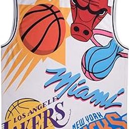 Shop The Arena: NBA: Logo Mash Sleeveless Vest (White)-image-93