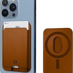 Fuel.co Unisex-Adult Magsafe Wallet [ Ultra Strong Magnets ] Compatible with iPhone 16 15 iPhone 14 13 12 Models Leather Magnetic Card Holder RFID Blocking Supports Up to 3 Cards (Tanned Brown)-image-86