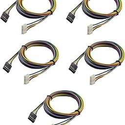INVENTO 5pcs 1mtr Nema 17 6pin XH2.54 to 4pin dupont connector stepper motor 3d printer-11