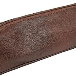 Solid 6 Cms Cosmetic Pouch (M_7459_DTone-Brown)-image-33