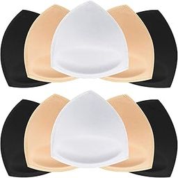 5 pairs Women's Triangle Bra Pads Inserts Removable Push Up Sports Bra Cups Replacements For Bikini Top Swimsuit-picture-38