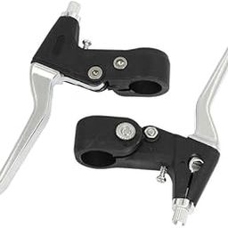 Cycle DASS Brake Lever Left Right Brake Lever Pair with Silver-Tone (Black)-image-17
