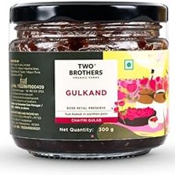 Two Brothers Organic Farms - Natural Gulkand | A Rose Petal Preserve | Sweetened Using Raw Honey & Mishri | Rose Petal Jam (300G)-14