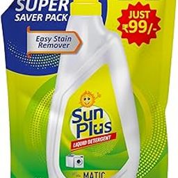 Sunplus Liquid Detergent for Clothes – 1L, Laundry Liquid for Machine & Hand Wash, Fresh Scent, Stain Remover, Fabric Cleaner, Eco-Friendly, Phosphate-Free-image-71