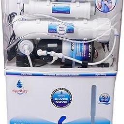 Aqua Wiley® Aqua Alkaline RO Water Purifier (White & Blue), RO+UV+Alkaline, Filter Alert, Copper+Zinc+Minerals, 7 Stage Purification, 12L Tank, Suitable for Borwell, Tanker & Municipal Water.-image-31