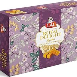 Lal Sweets Royal Delight 400g | Traditional Indian Mithai with Desi Cow Ghee | Sulfur-Free Sugar | No Artificial Flavours | Mysore Pak | Kaju Katli-image-12