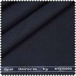 Poly Viscose Suit Fabric (3 Meters, All weather fabric,Dark Blue)-38