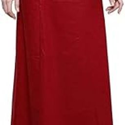 Cotton Readymade Saree Petticoat Maroon by Nikhil Cloth Store-image-63