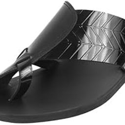 Men Casual Glossy Strappy Stylish Slipper Sandals-image-32
