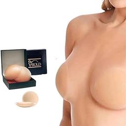 Nipple Cover for Women | Reusable Nipple Pasties Silicone - Premium Ultra Thin | Invisible & Skin Friendly Adhesive | Up to 12 Hrs Sticking Capacity - 2 Pcs (Pair of 1) White-image-28