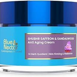Blue Nectar Ayurvedic Anti Aging Cream For Women For Collagen Boost And Deep Moisturizer For Face Naturally Skin Firming Face Cream (14 Herbs 50g)-5