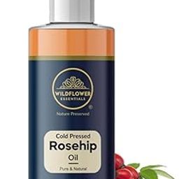 Wildflower Essentials Rosehip Oil for Face Wrinkles,Under Eye Fine Lines, Hydrates Brightens Skin,Natural Lip Balm,Hair Loss For Men and Women Cold Pressed Pure and Natural 100 ml-image-6