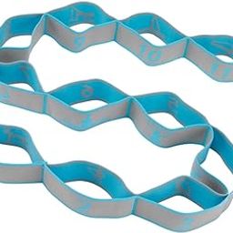 SECRET DESIRE Creations Yoga Stretching Strap with Loop Workout Dance Indoor Outdoor Resistance Band Blue-image-34