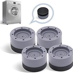 TEKCOOL Anti Vibration Pads for Washing Machine, Washing Machine Feet Pads Shock Absorber Noise Cancelling Washer Support, Gray, 4 Count;-image-41
