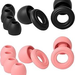 Ear Plugs for Noise Cancellation, Loop Ear Plugs for Sleeping and Travel, Soft Silicone Earplugs for Noise Cancelling, 2 Pairs-image-46
