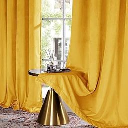 TEXTILES CASA Premium Suede Plain Velvet Fabric By Meters 54 Inches Wide | 220 Gsm And 155 Tc | Ideal For Upholstery, Curtains, Cushions, Bags, Sofa Making | 1 Meter Multiple | (Yellow, Solid)-image-14