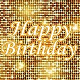 Happy Birthday Backdrop Cloth | Backdrop for Boys & Girls Birthday Party House Hold Functions | 5 Feet Height * 8 Feet Width - Gold-29