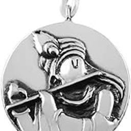 Jewellery 925 Sterling Silver Radha Krishna Aashirwaad Silver Charm Pendant, Fits in Bracelets, Chains and Necklace | Gift for Men and Women-picture-28