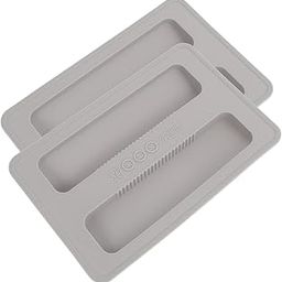 BESTonZON 2pcs Silicone Toaster Cover 2 Slice Toaster Lid Electric Bread Maker Upper Cover Toaster Machine Top Cover for Bread Machine Part Accessories （Gray）-78