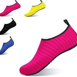 Men Women Water Shoes Large Size Barefoot Quick-Dry Aqua Socks for Beach Swim Surf Yoga Exercise Simple Style Water Shoes EU 40-49 Big Size Water Shoes-image-19