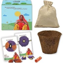 Seed Rakhi 2 Eco-Friendly Rakhi For Brother With Planter, 1 Instruction Manual With Roli|Plantable & Handmade|Natural Cotton Thread|Rakhi Gift Set for Sister, Brother, Kids (Purple)-image-92