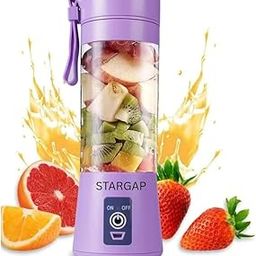STARGAP Portable Blender, USB Rechargeable, Personal Size Smoothie Maker, Purple-image-77