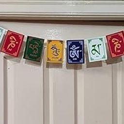 LSARI Aric Tibetan Buddhist Prayer Flags for Motorbike/Bike and Cycle (Medium)-image-19