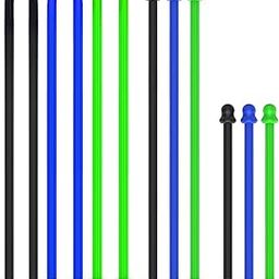 ZORBES® 9Pcs 3in, 6in, 12in Silicone Cable Tie-image-68